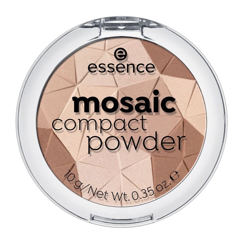 Essence Pudra compacta mozaic Essence, 01 sunkissed beauty, 10 ml