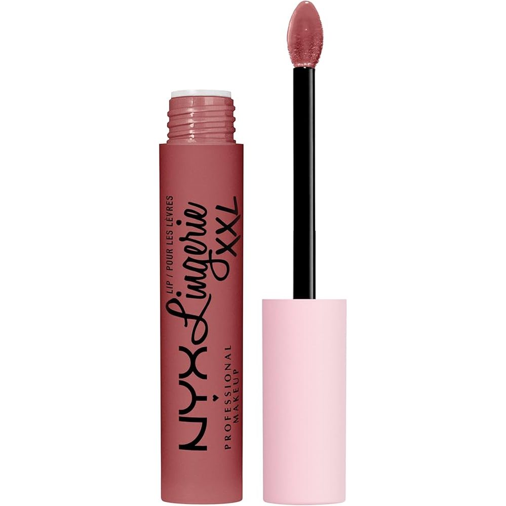 NYX Жидкая матовая помада для губ Lip Lingerie XXL, оттенок 05 Strip'd Down