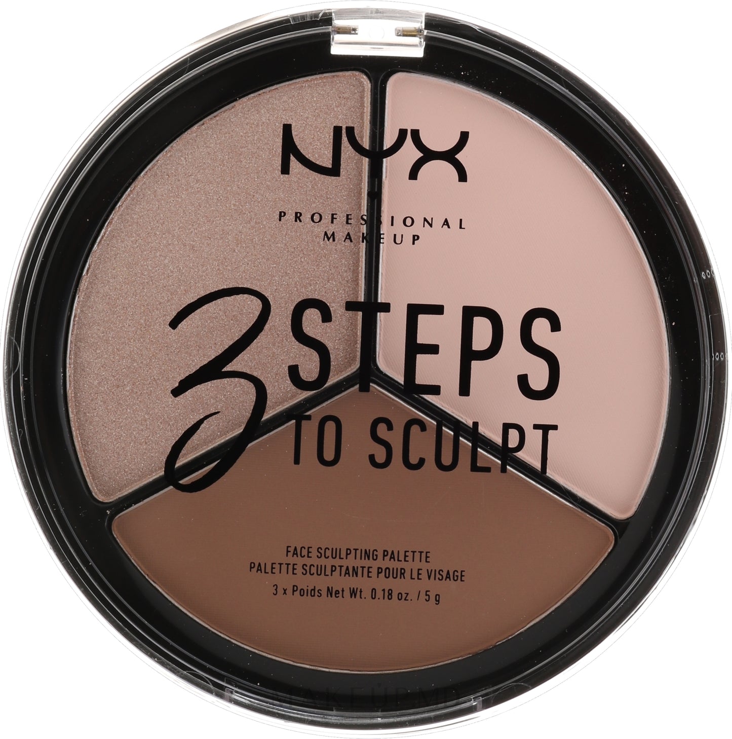 Paletă contur NYX 3 Steps to Sculpt