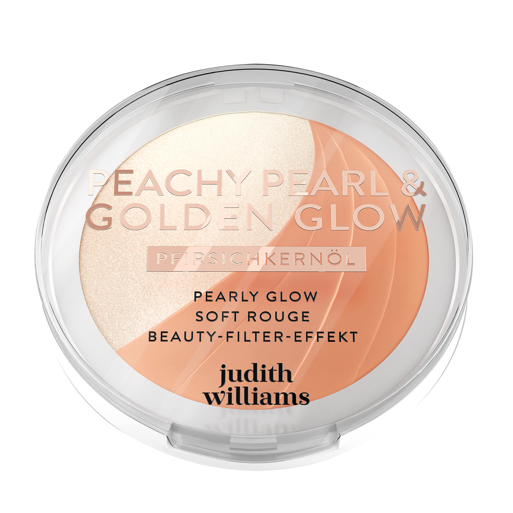 Judith Williams Peachy Pearl & Golden Glow – duo blush & highlighter 8,3 g