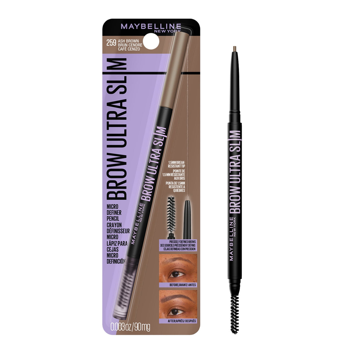 Maybelline Brow Ultra Slim Eyebrow Pencil, Shade ...