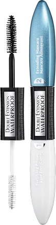 L´Oréal Paris Double Extension Mascara mascara rezistenta la apa pentru alungire si volum Waterproof Black 12 ml