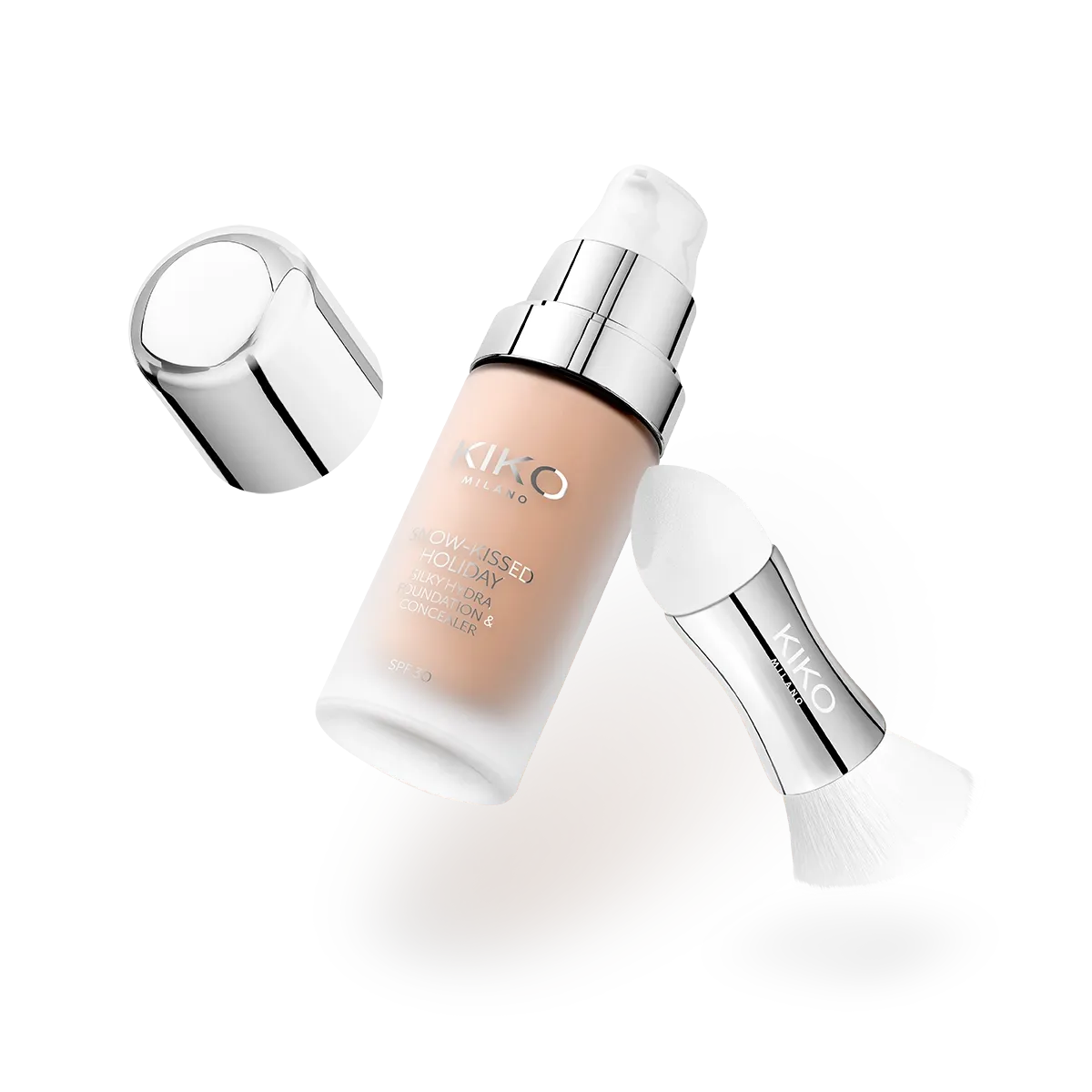 KIKO Foundation Concelear Snow-Kissed Holiday Silky Hydra SPF30 28ml 03 blanched almond