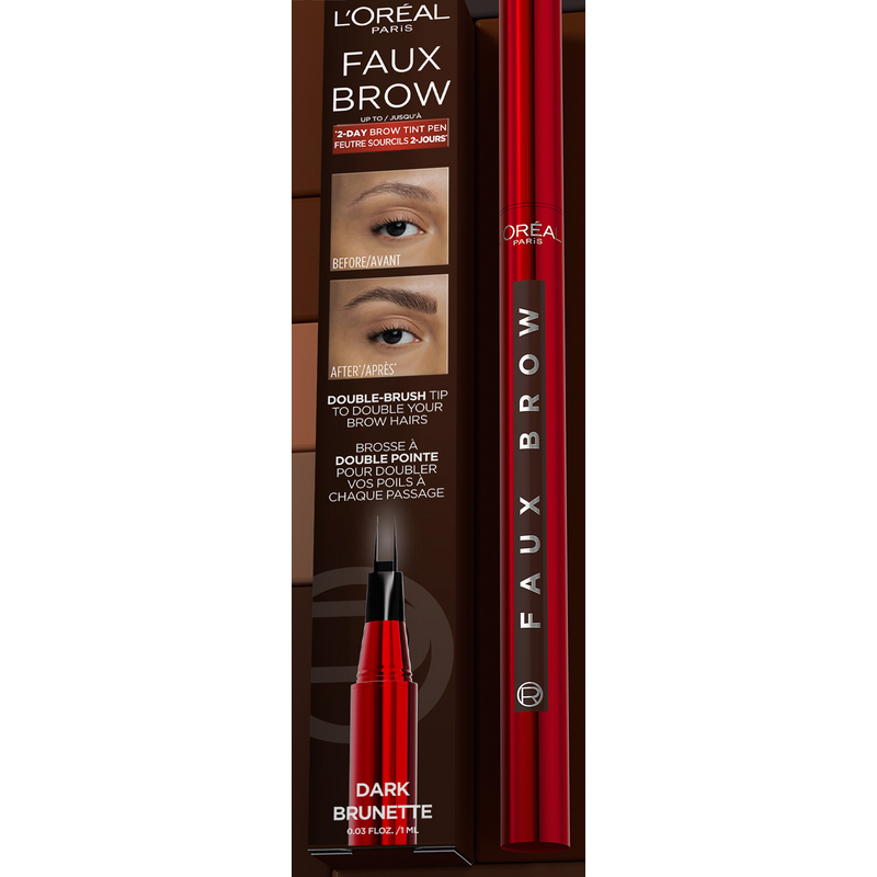 Creion pentru sprâncene L'Oréal Paris Infaillible Faux Brow Pen Dark Brunette