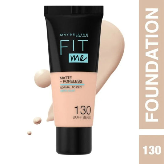 Fond de ten Maybelline Fit Me Matte & Poreless 130 Buff Beige (30 ml)