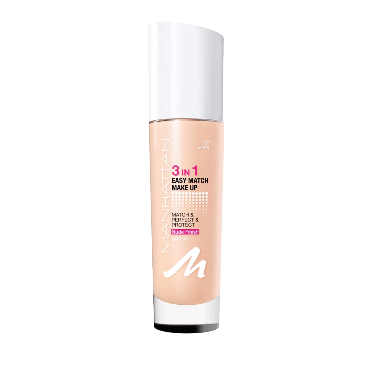 Manhattan 3-in-1 Easy Match Makeup 28 Ivory