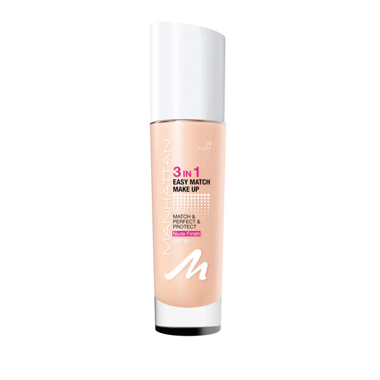 Manhattan 3-in-1 Easy Match Makeup 28 Ivory