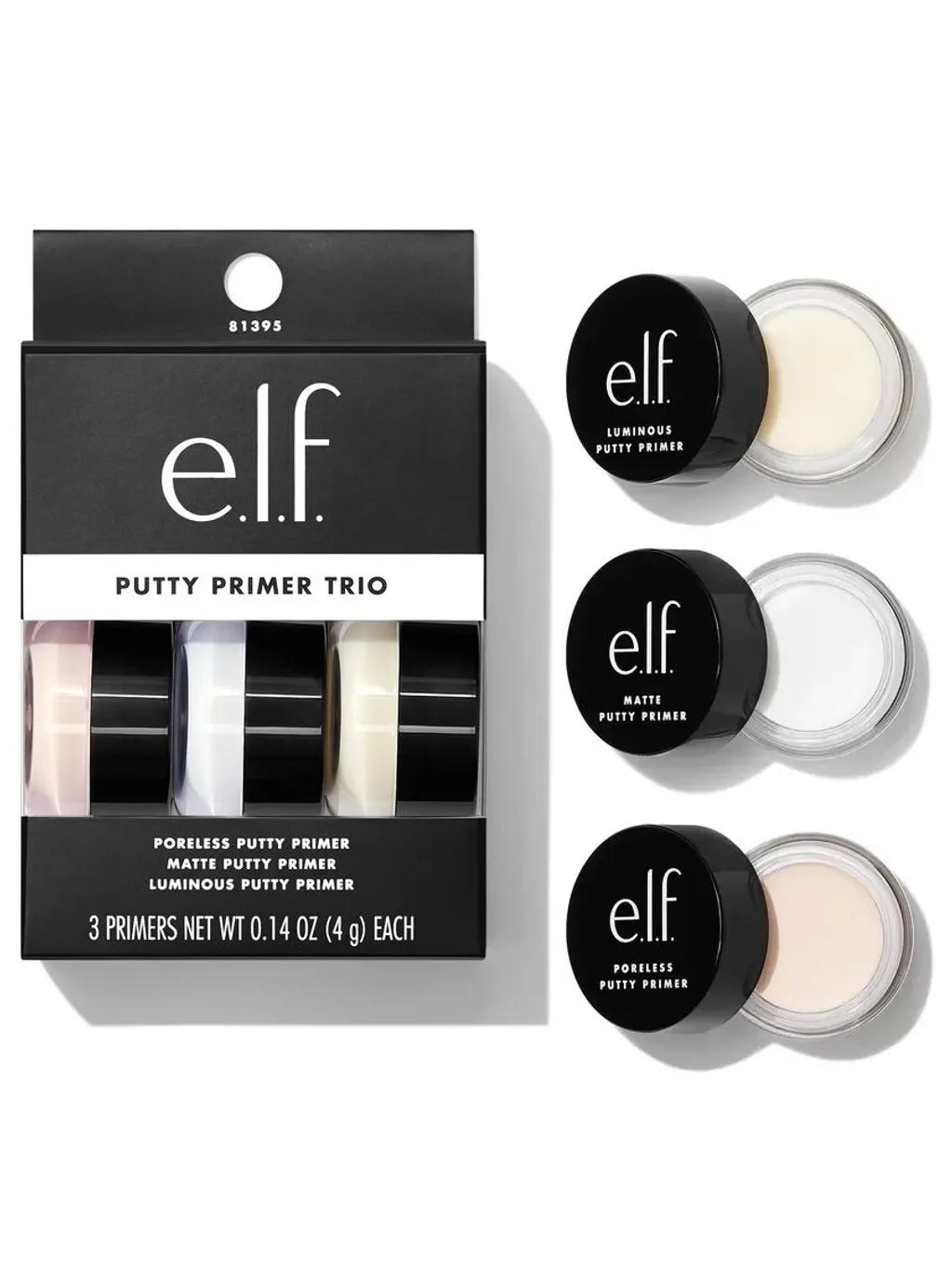 e.l.f. Cosmetics Putty Primer Trio, Includes Poreless Putty,