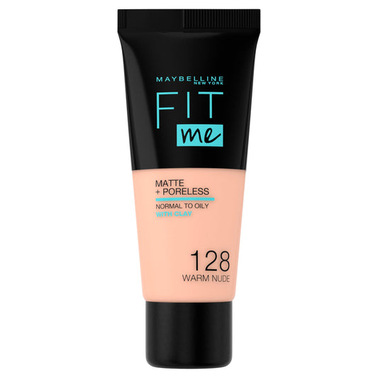 Fond de ten Maybelline Fit Me Matte & Poreless 128 Warm Nude (30 ml)