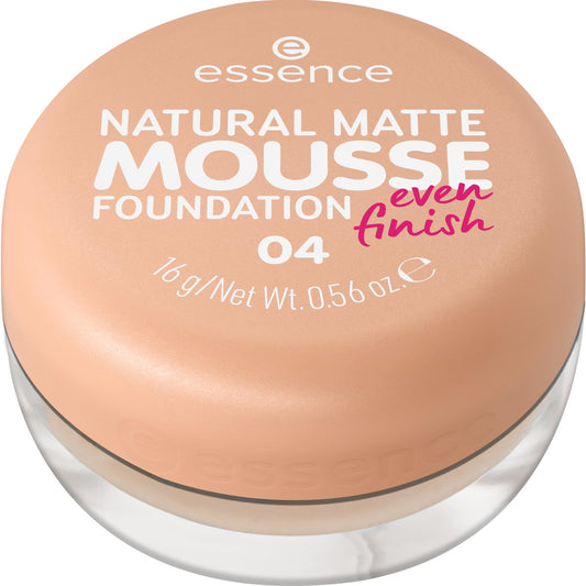 Fond de ten spumă Essence Matte Natural Mousse, nuanța 04