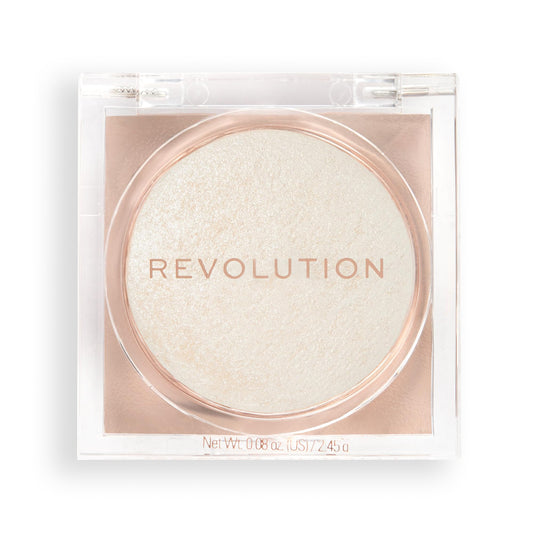 Pudră iluminatoare Makeup Revolution Beam, nuanța Diamond Glow, 2,45 g
