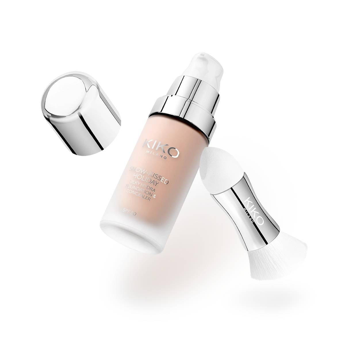 KIKO Foundation - Make Up Snow-Kissed Holiday Silky Hydra 02 ivory
