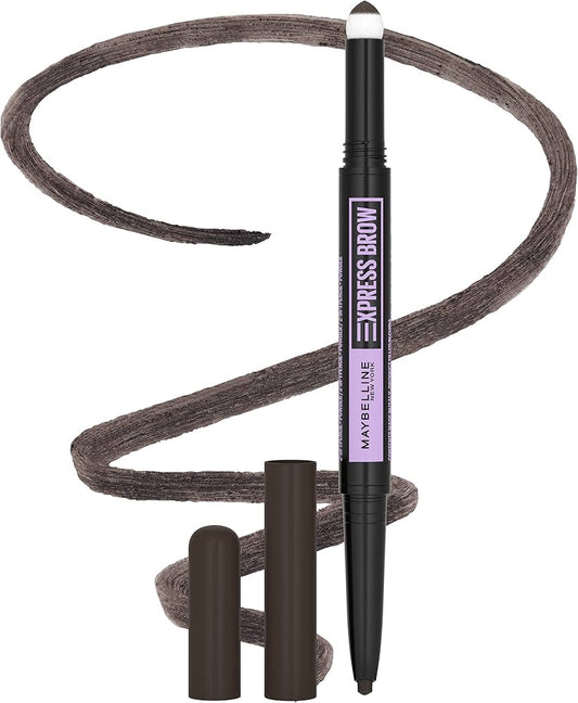 Maybelline Express Brow Duo Pencil + Powder, Black Brown