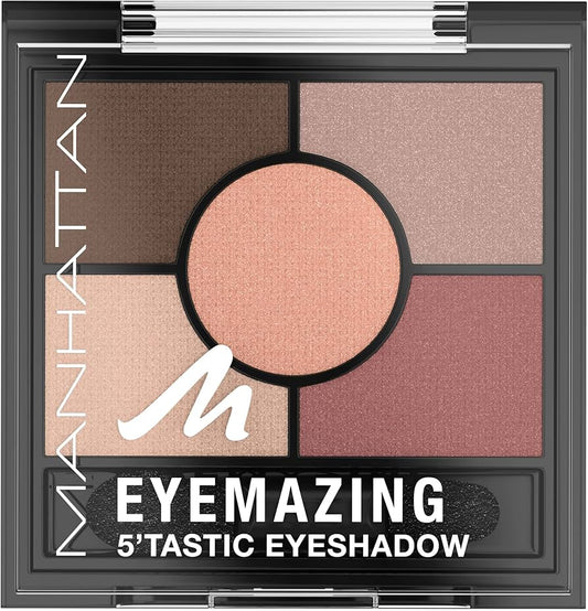 Paletă de farduri Manhattan Eyemazing 5’Tastic, varianta Rose Quartz