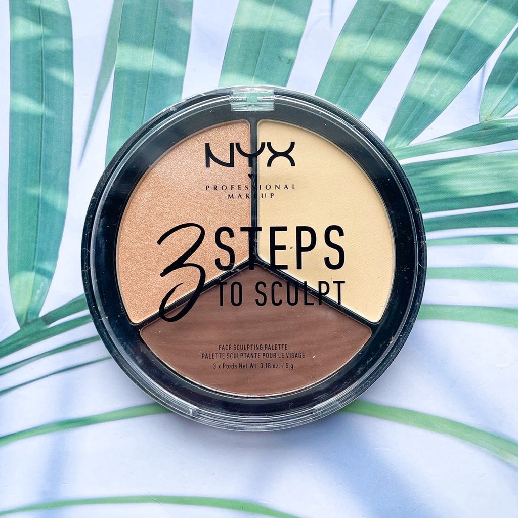 Paletă contur NYX 3 Steps to Sculpt Light