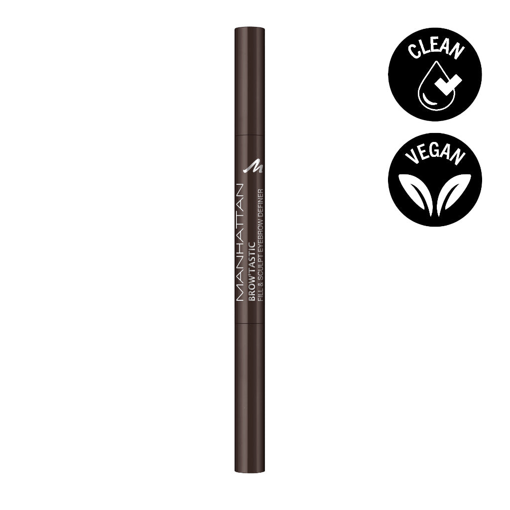 Creion pentru sprâncene Manhattan Brow’Tastic Fill & Sculpt, rezistent la apă