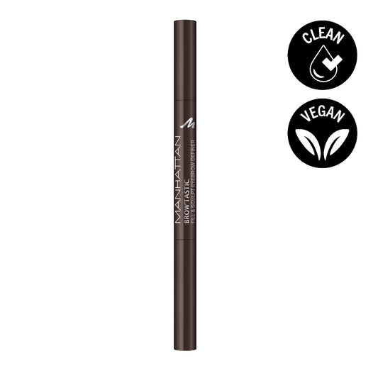Creion pentru sprâncene Manhattan Brow’Tastic Fill & Sculpt, rezistent la apă