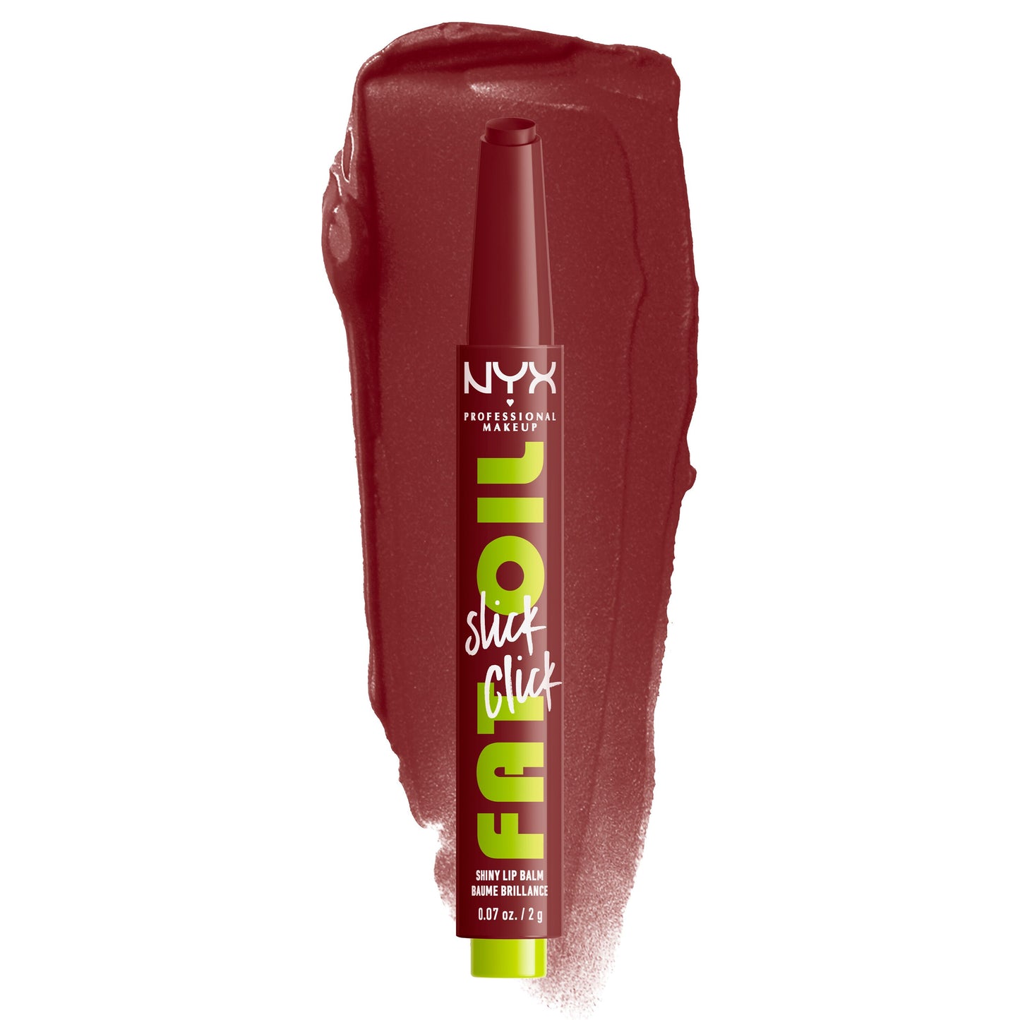 Balsam de buze colorat NYX Fat Oil Slick Click, nuanța 11 In a Mood, 2 g