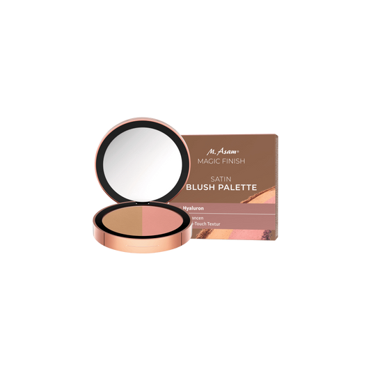 M. Asam Blush Palette Satin Dark Honey & Nude Flush 4 g