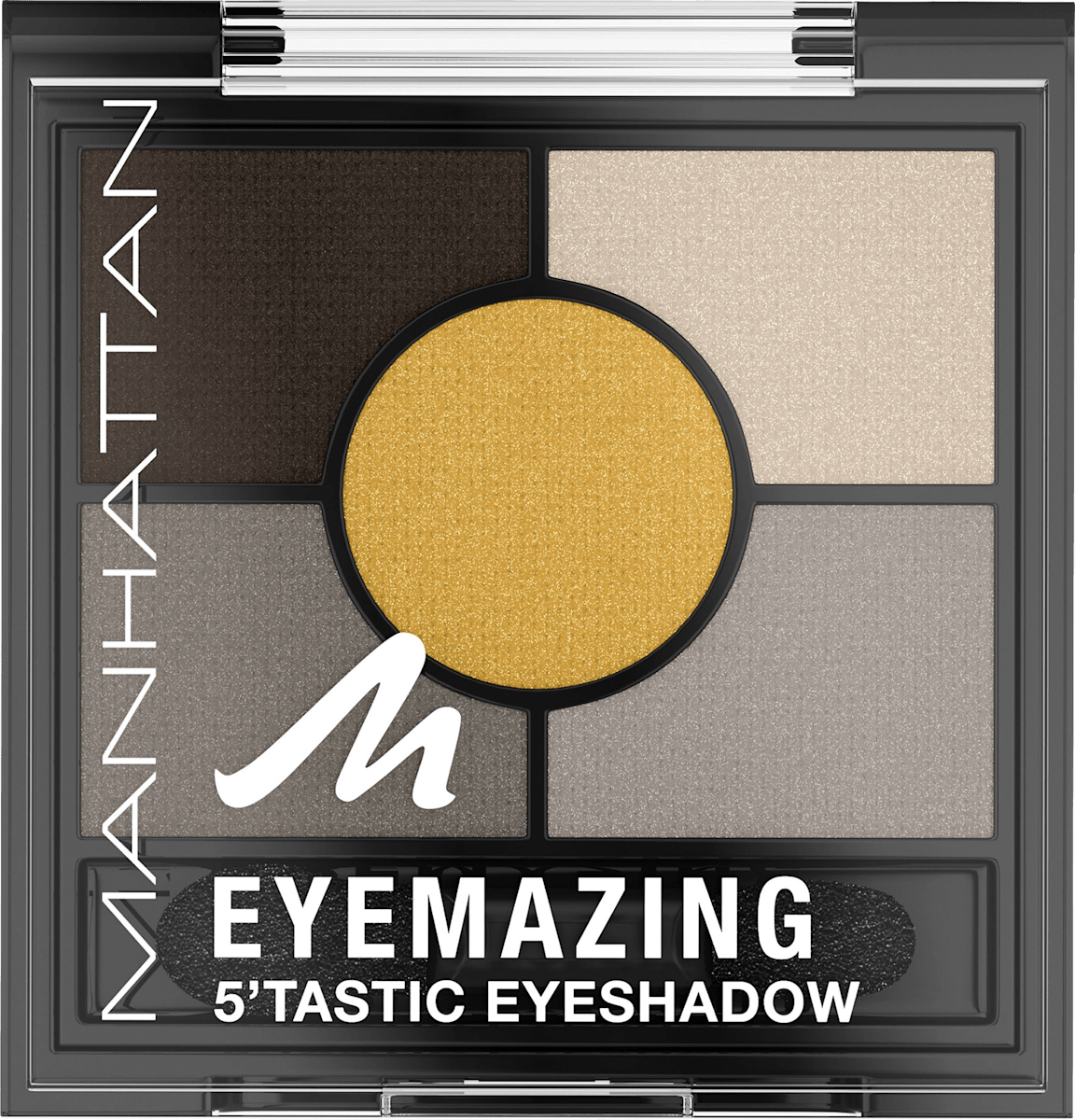 Paletă de farduri Manhattan Eyemazing 5’Tastic, varianta Golden Eye