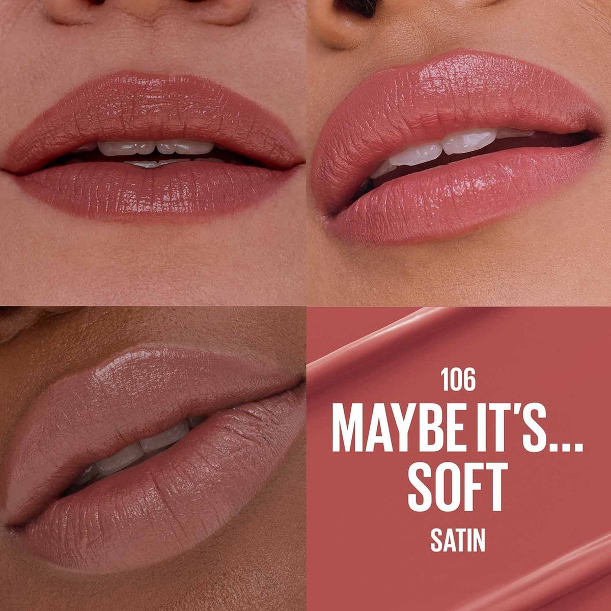Maybelline Serum Satin Lipstick 106 Maybe It's Soft