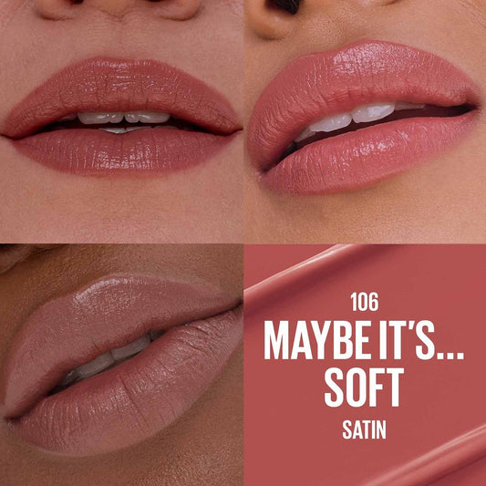Maybelline Serum Satin Lipstick 106 Maybe It's Soft