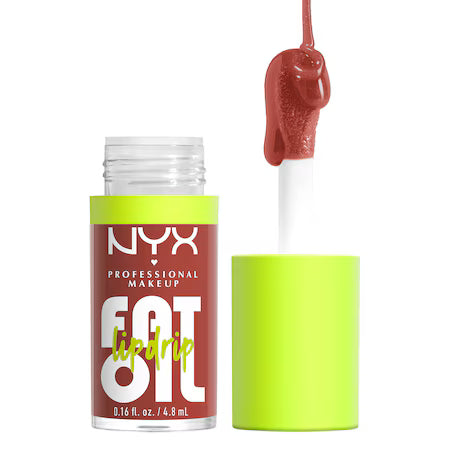 Luciu de buze NYX PM Fat Oil Lip Drip, 10 Splash of Cream, 4.8 ml -