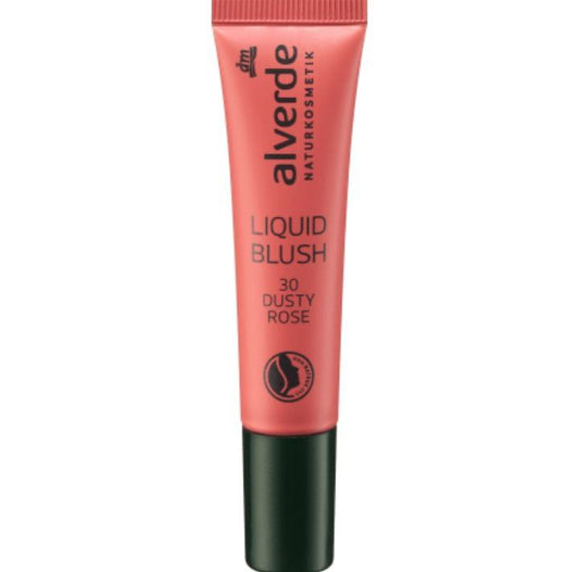 Blush lichid Alverde Liquid Blush 30 Dusty Rose (15 ml)
